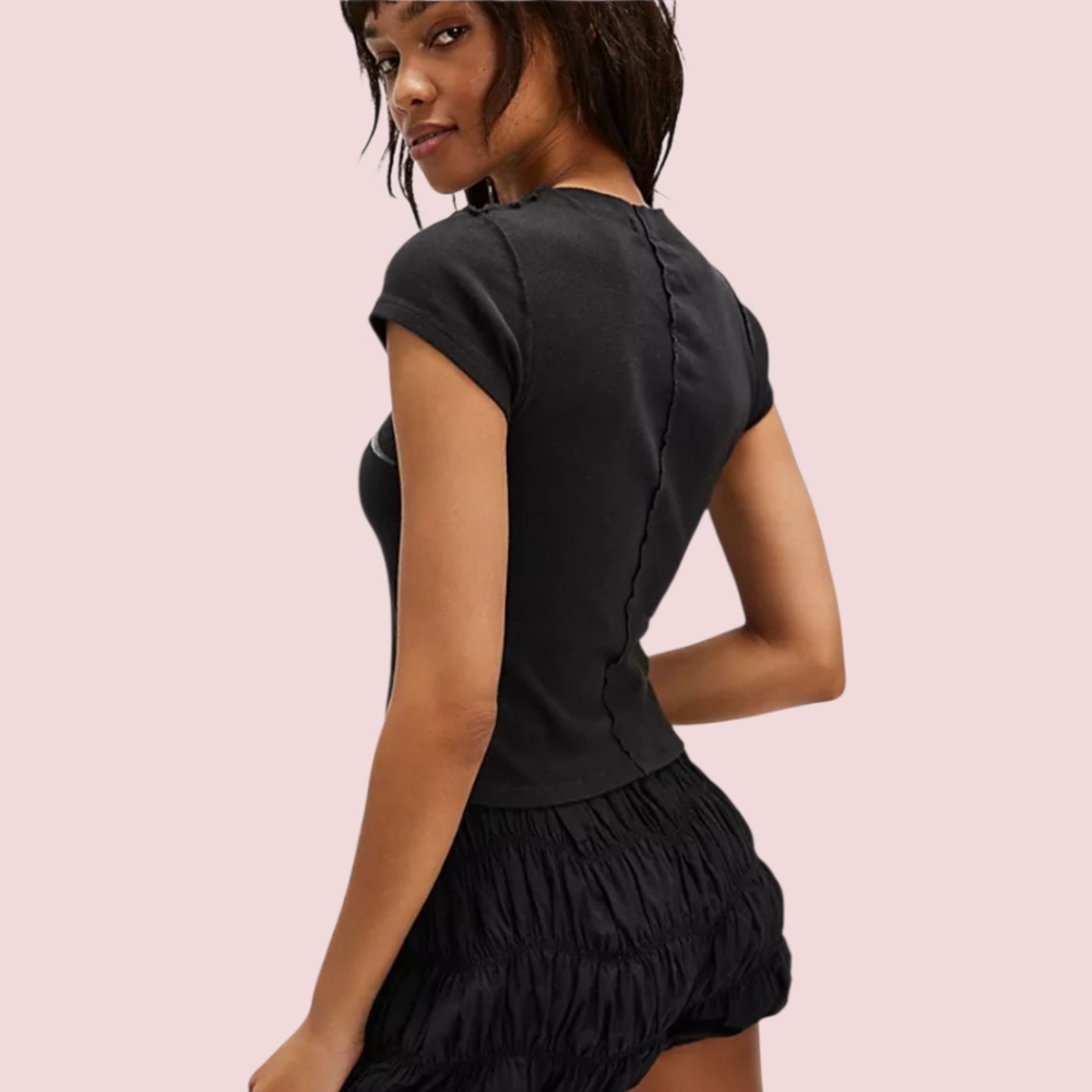 Ragabond for Free People Birds in Flight Tee in Black S - Picture 3 of 8